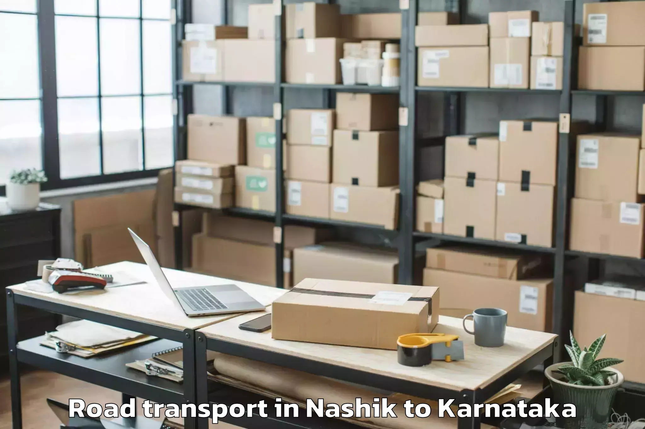 Book Nashik to Holesirigere Road Transport Online